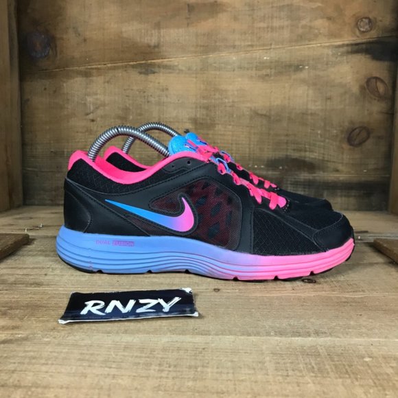 Nike Shoes - Nike Dual Fusion St 3 Black Pink Running Shoes